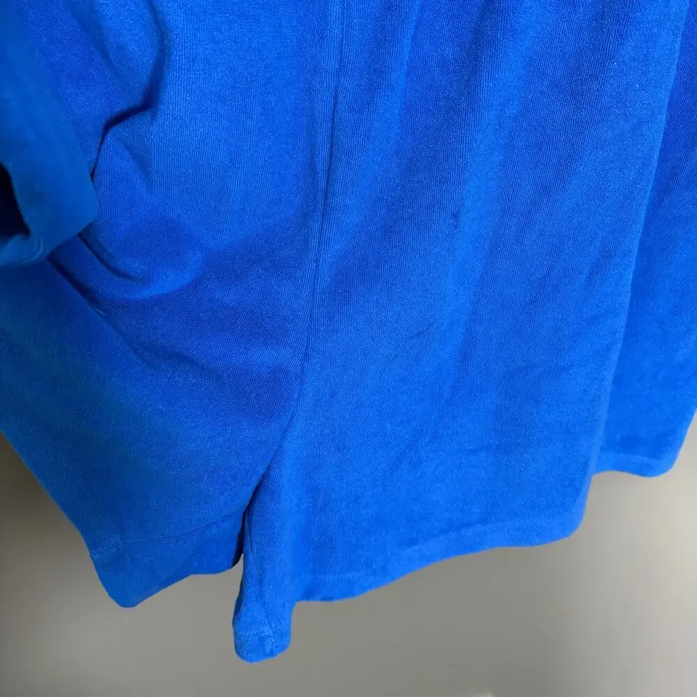 Juicy Couture NWT Blue French Terry Y2K Shorts Romper - 2X - Women's Plus Size
